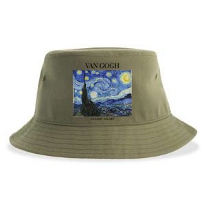 Van Gogh Starry Night Impressionist Art Vincent Van Gogh Gift Sustainable Bucket Hat