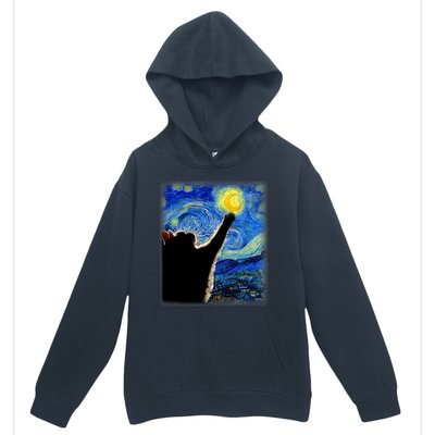 Van Gogh Starry Night Cat Urban Pullover Hoodie