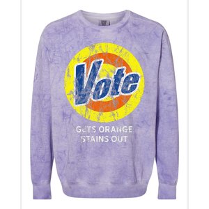 Vote Gets Stubborn Orange Stains Out Detergent Colorblast Crewneck Sweatshirt