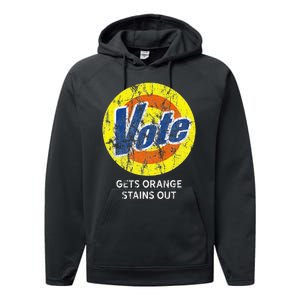 Vote Gets Stubborn Orange Stains Out Detergent Performance Fleece Hoodie