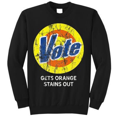 Vote Gets Stubborn Orange Stains Out Detergent Sweatshirt