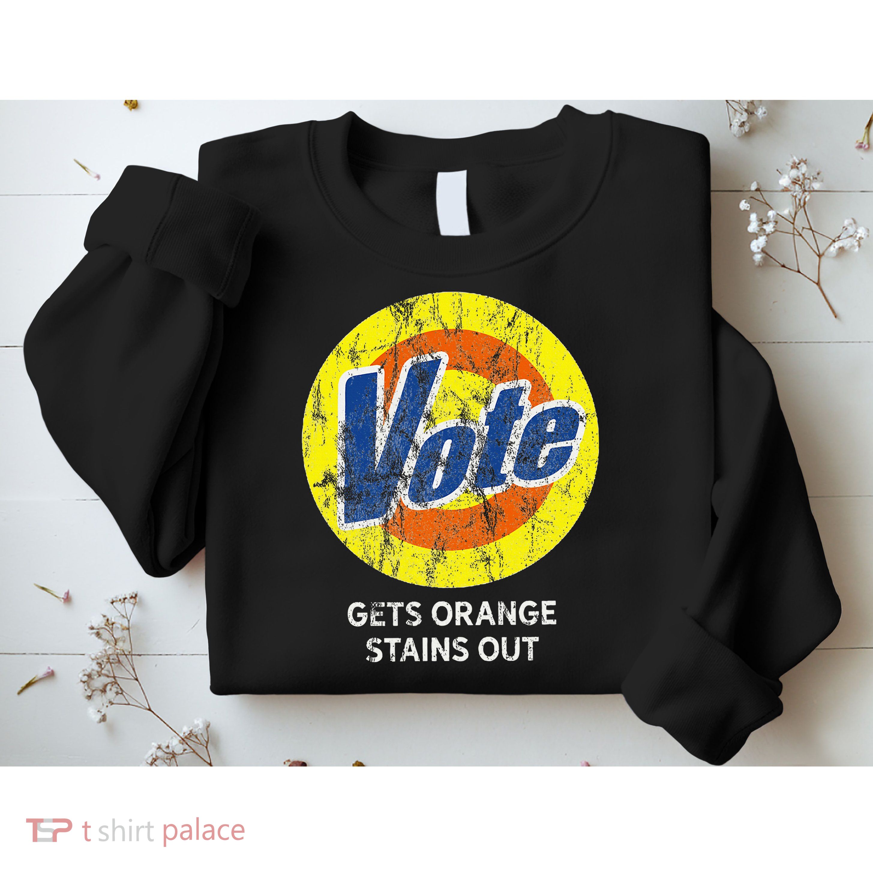 Vote Gets Stubborn Orange Stains Out Detergent Sweatshirt