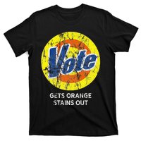 Vote Gets Stubborn Orange Stains Out Detergent T-Shirt