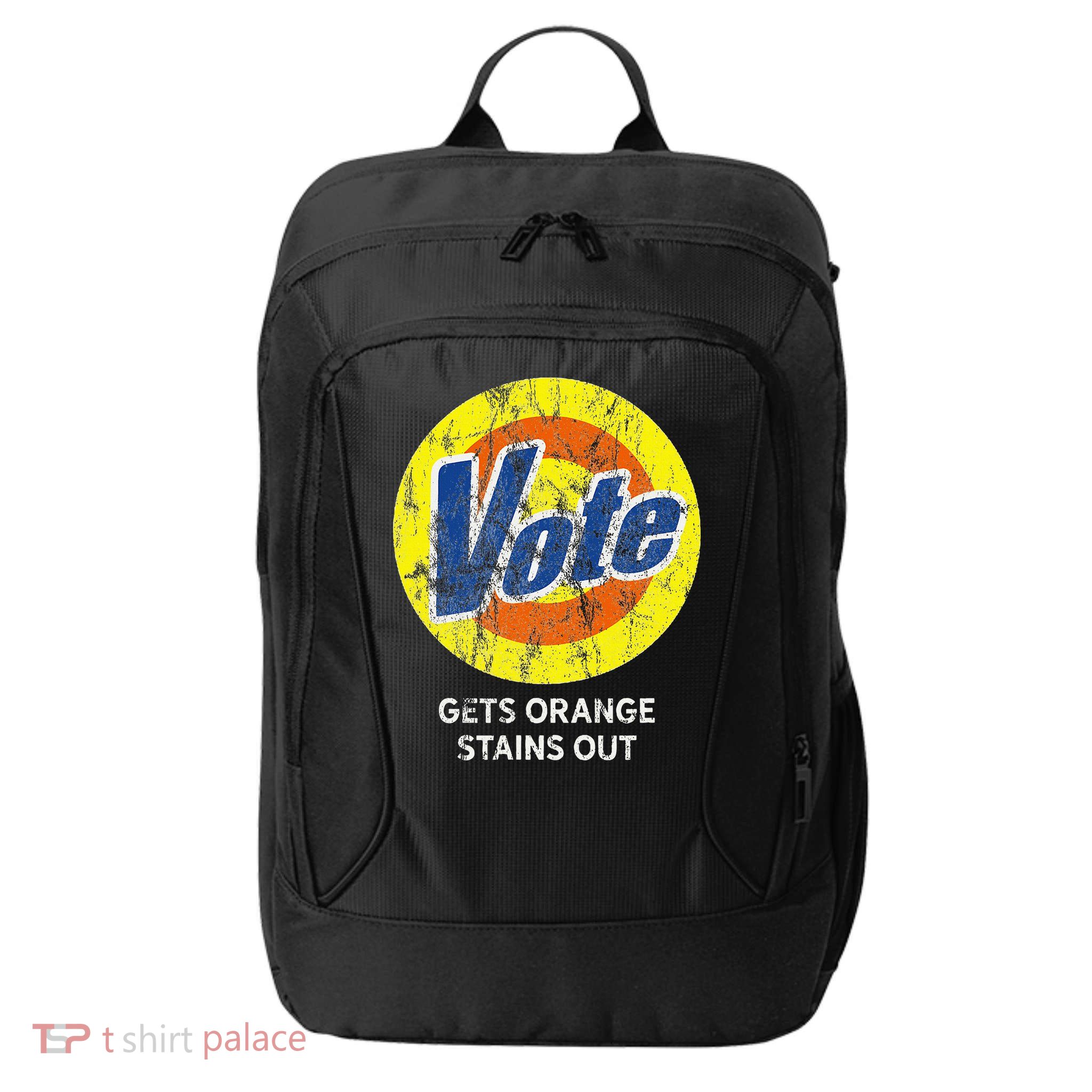 Vote Gets Stubborn Orange Stains Out Detergent City Backpack