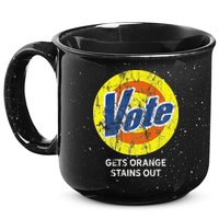 Vote Gets Stubborn Orange Stains Out Detergent 15oz Campfire Ceramic Mug