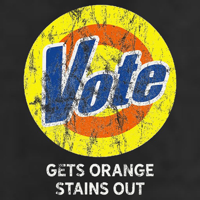 Vote Gets Stubborn Orange Stains Out Detergent 15oz Campfire Ceramic Mug