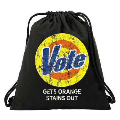 Vote Gets Stubborn Orange Stains Out Detergent Drawstring Bag