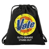 Vote Gets Stubborn Orange Stains Out Detergent Drawstring Bag