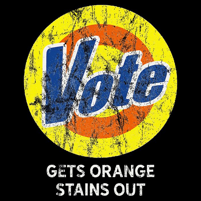 Vote Gets Stubborn Orange Stains Out Detergent Drawstring Bag