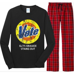 Vote Gets Stubborn Orange Stains Out Detergent Long Sleeve Pajama Set