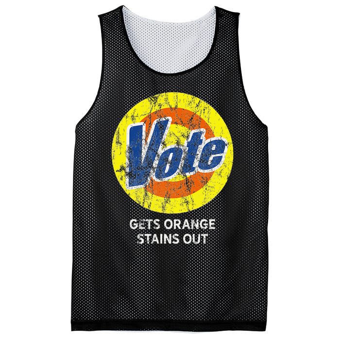 Vote Gets Stubborn Orange Stains Out Detergent Mesh Reversible Basketball Jersey Tank