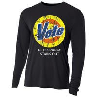 Vote Gets Stubborn Orange Stains Out Detergent Cooling Performance Long Sleeve Crew