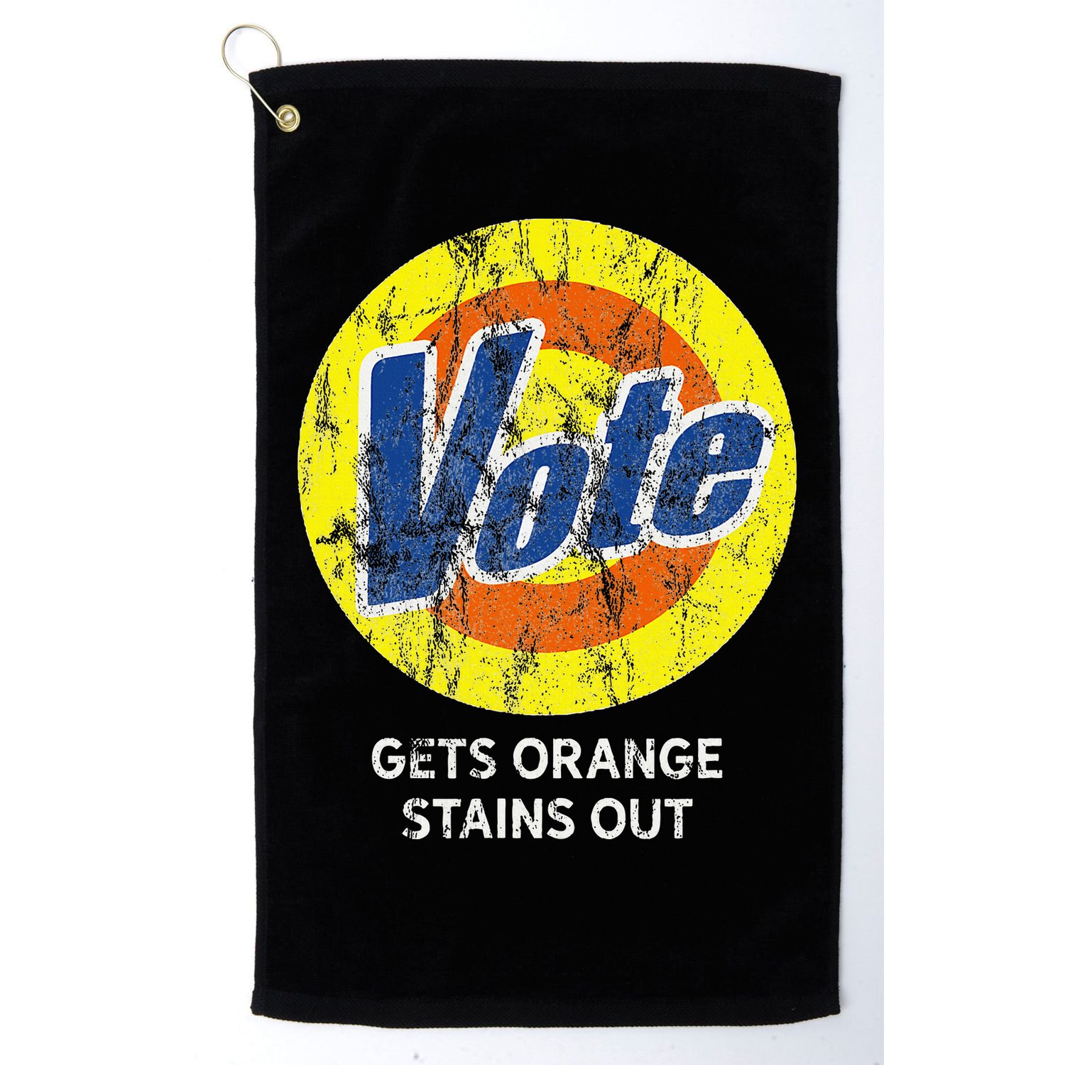 Vote Gets Stubborn Orange Stains Out Detergent Golf Towel