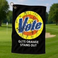 Vote Gets Stubborn Orange Stains Out Detergent Golf Towel