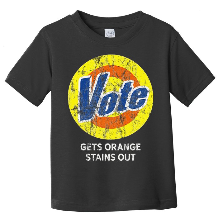 Vote Gets Stubborn Orange Stains Out Detergent Toddler T-Shirt