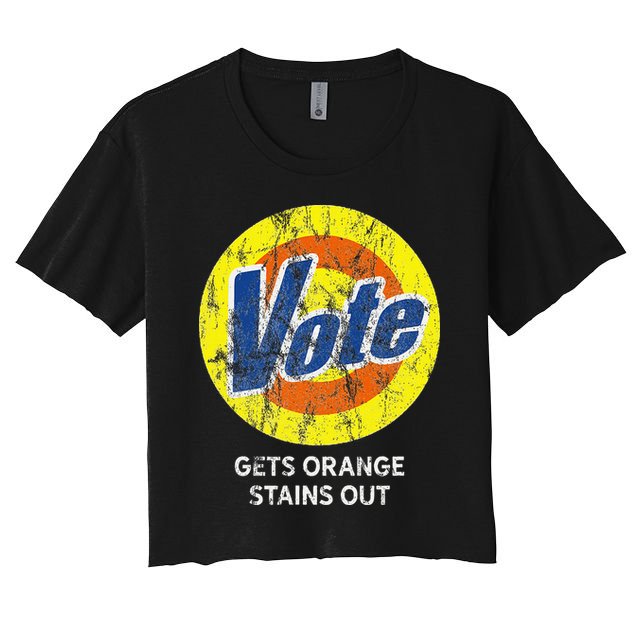 Vote Gets Stubborn Orange Stains Out Detergent Crop Top