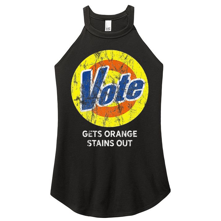 Vote Gets Stubborn Orange Stains Out Detergent Women's Perfect Tri Rocker Tank