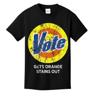 Vote Gets Stubborn Orange Stains Out Detergent Kids T-Shirt