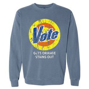 Vote Gets Stubborn Orange Stains Out Detergent Garment-Dyed Sweatshirt