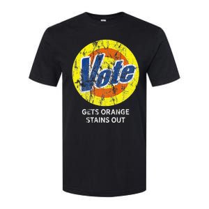 Vote Gets Stubborn Orange Stains Out Detergent Softstyle CVC T-Shirt