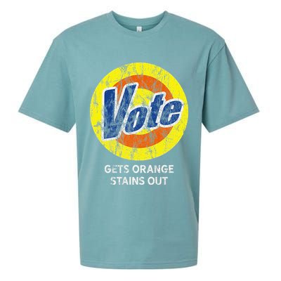 Vote Gets Stubborn Orange Stains Out Detergent Sueded Cloud Jersey T-Shirt