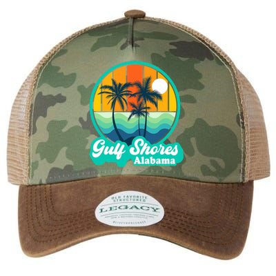 Vintage Gulf Shores Alabama Summer Vacation Beach Souvenirs Legacy Tie Dye Trucker Hat