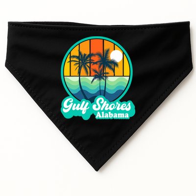 Vintage Gulf Shores Alabama Summer Vacation Beach Souvenirs USA-Made Doggie Bandana