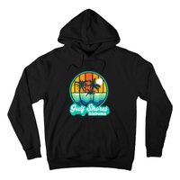 Vintage Gulf Shores Alabama Summer Vacation Beach Souvenirs Hoodie