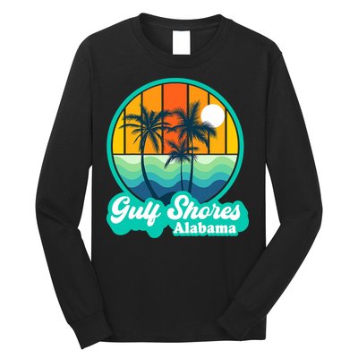 Vintage Gulf Shores Alabama Summer Vacation Beach Souvenirs Long Sleeve Shirt