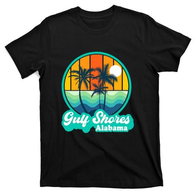 Vintage Gulf Shores Alabama Summer Vacation Beach Souvenirs T-Shirt