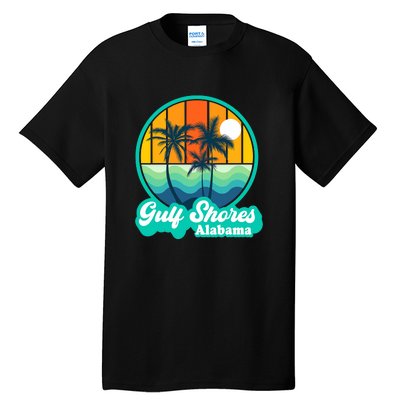 Vintage Gulf Shores Alabama Summer Vacation Beach Souvenirs Tall T-Shirt