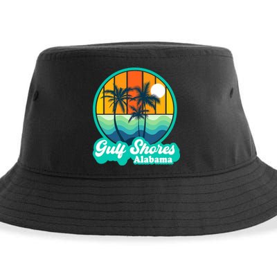 Vintage Gulf Shores Alabama Summer Vacation Beach Souvenirs Sustainable Bucket Hat