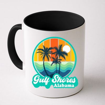 Vintage Gulf Shores Alabama Summer Vacation Beach Souvenirs Mug