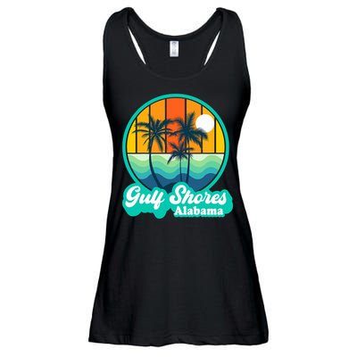 Vintage Gulf Shores Alabama Summer Vacation Beach Souvenirs Ladies Essential Flowy Tank