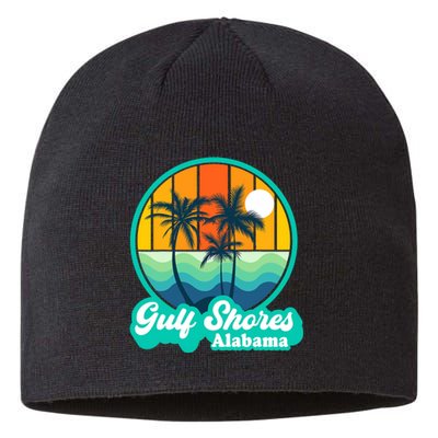 Vintage Gulf Shores Alabama Summer Vacation Beach Souvenirs Sustainable Beanie