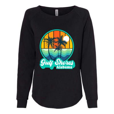 Vintage Gulf Shores Alabama Summer Vacation Beach Souvenirs Womens California Wash Sweatshirt