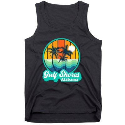 Vintage Gulf Shores Alabama Summer Vacation Beach Souvenirs Tank Top