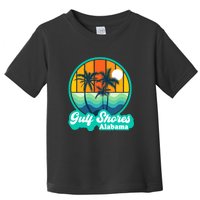 Vintage Gulf Shores Alabama Summer Vacation Beach Souvenirs Toddler T-Shirt