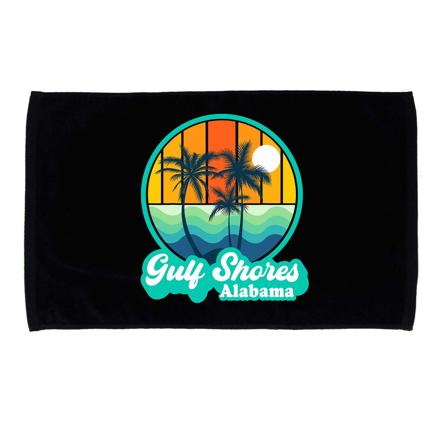 Vintage Gulf Shores Alabama Summer Vacation Beach Souvenirs Microfiber Hand Towel