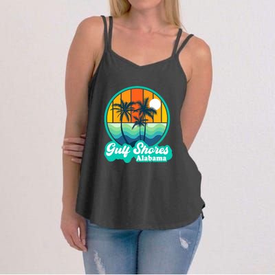 Vintage Gulf Shores Alabama Summer Vacation Beach Souvenirs Women's Strappy Tank