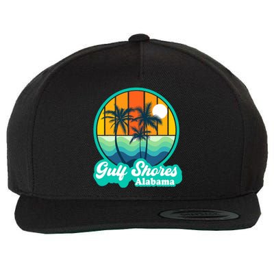 Vintage Gulf Shores Alabama Summer Vacation Beach Souvenirs Wool Snapback Cap