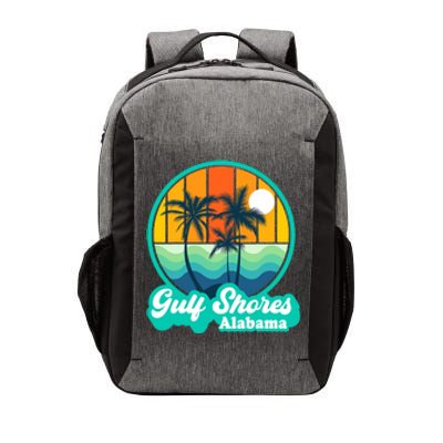 Vintage Gulf Shores Alabama Summer Vacation Beach Souvenirs Vector Backpack