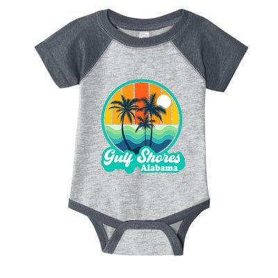 Vintage Gulf Shores Alabama Summer Vacation Beach Souvenirs Infant Baby Jersey Bodysuit