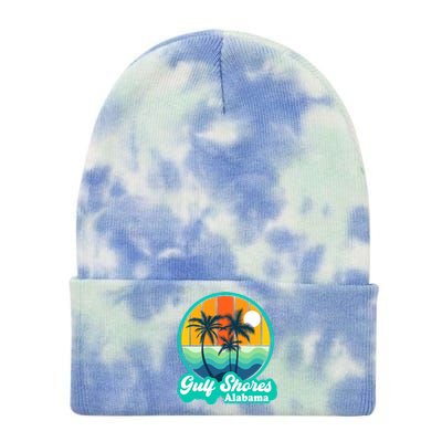 Vintage Gulf Shores Alabama Summer Vacation Beach Souvenirs Tie Dye 12in Knit Beanie