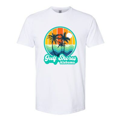 Vintage Gulf Shores Alabama Summer Vacation Beach Souvenirs Softstyle CVC T-Shirt