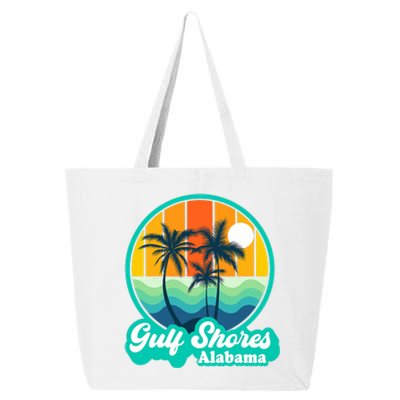 Vintage Gulf Shores Alabama Summer Vacation Beach Souvenirs 25L Jumbo Tote