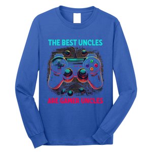 Video Gamer The Best Uncles Are Gamer Uncles Game Controller Gift Long Sleeve Shirt