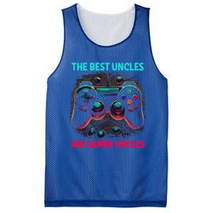 Video Gamer The Best Uncles Are Gamer Uncles Game Controller Gift Mesh Reversible Basketball Jersey Tank