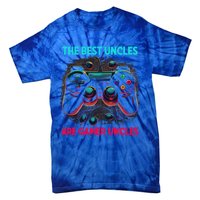 Video Gamer The Best Uncles Are Gamer Uncles Game Controller Gift Tie-Dye T-Shirt