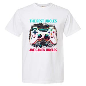 Video Gamer The Best Uncles Are Gamer Uncles Game Controller Gift Garment-Dyed Heavyweight T-Shirt